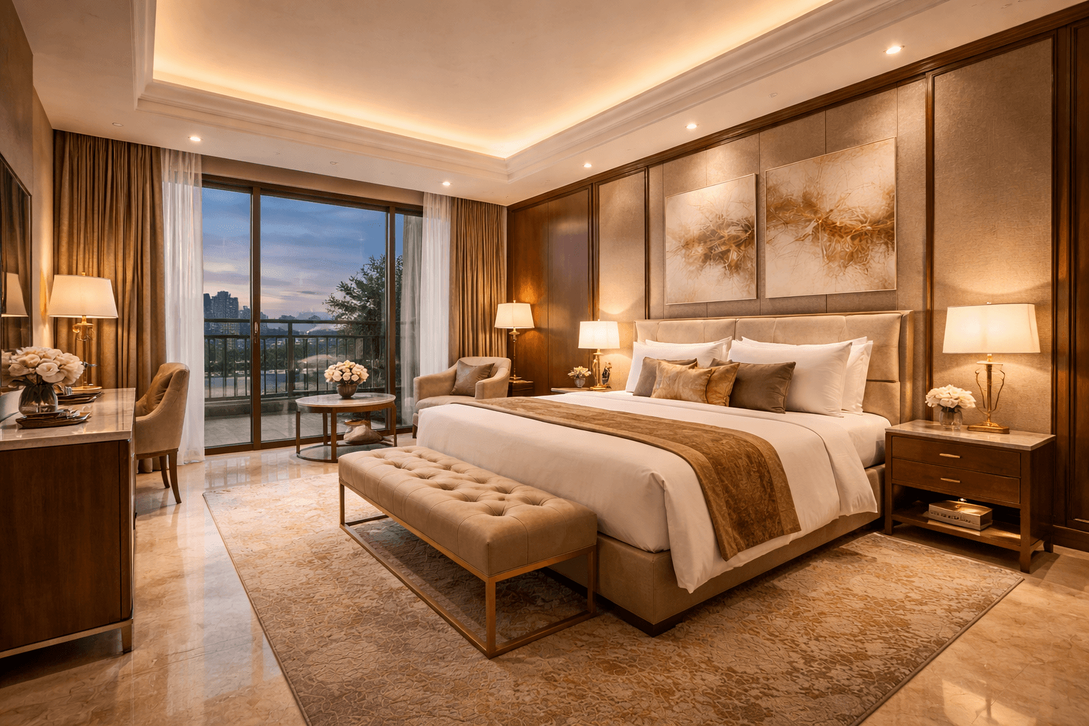 Master Bedroom — Malad West - interior design project in Mumbai